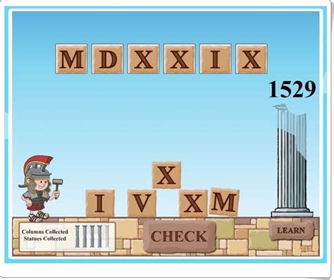 abcya roman numerals.